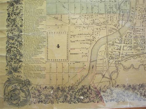 1858 Map Sw Beloit Village