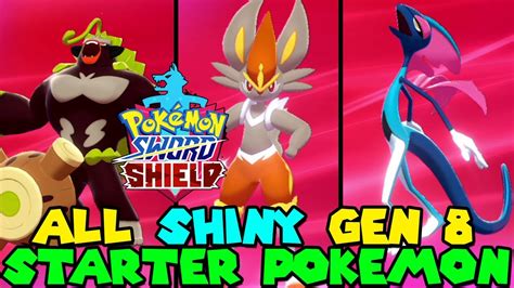 Shiny Gen 6 Starters