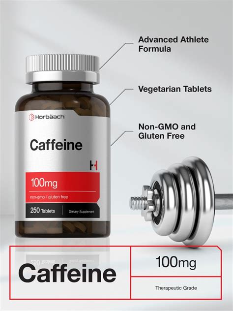 Caffeine Pills 100mg | 250 Tablets