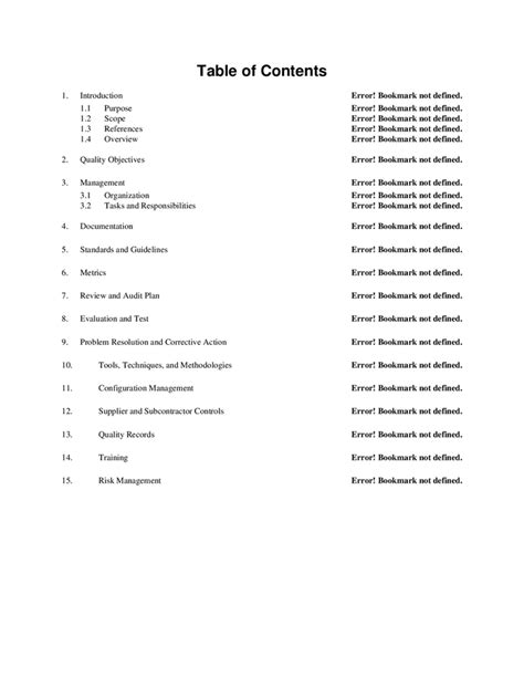 Quality Assurance Plan In Word And Pdf Formats Page 3 Of 7