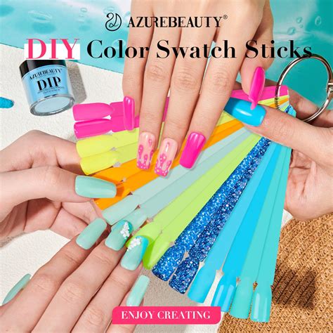 Snapklik Azurebeauty Dip Nails Powder Starter Kit Hot Pink Neon