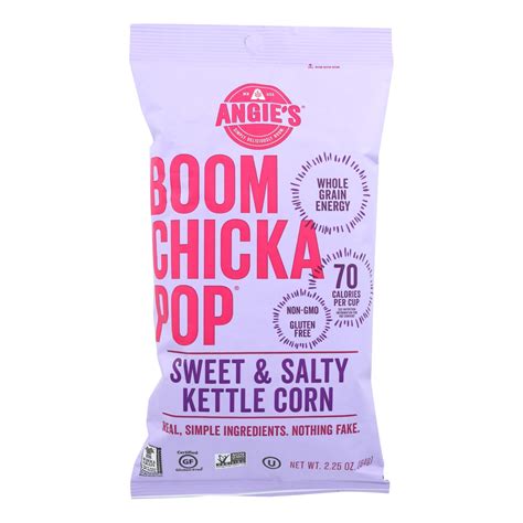 Angie's Boom Chicka - Angie's Kettle Corn Boom Chicka Pop Sea Salt Popcorn - Case Of 24 - 0.6 Oz.