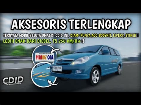 Mobil SEJUTA UMAT Di CDID Ini Diam² Ada Aksesoris LIVERY STIKER