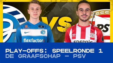 EDIVISIE Play Offs Speelronde 1 De Graafschap PSV YouTube