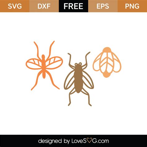 Free Bugs Svg Cut File