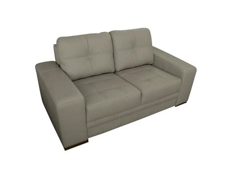 Sofá Lugares Sala de Estar Milano Couro Nude Gran Belo em Promoção é no Buscapé