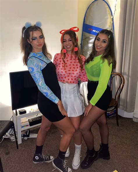 Powerpuff Girls Costume in 2024 | Powerpuff girls costume, Powerpuff girls halloween costume ...