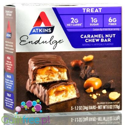 Atkins Endulge Caramel Nut Chew Baton Orzechowo Karmelowy W