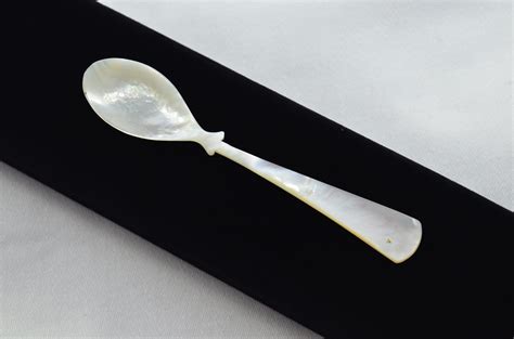 Dainty RARE Hand Carved Mother of Pearl Spoon – The Sheffield Cutlery Shop