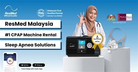 Rent Or Buy Resmed Cpap Machine 1 In Malaysia Starting At Rm380 Monthly