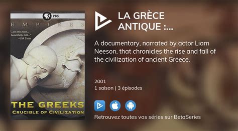 Regarder La Grèce antique Origine de notre civilisation streaming