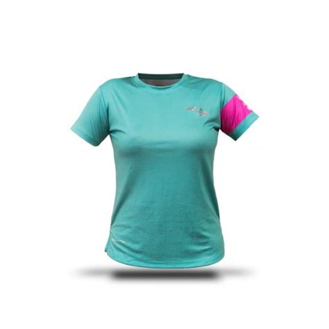 Jersey women lari lawan arah tosca - Performance Running Shoes & Sports Lifestyle