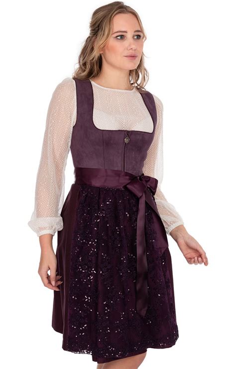 Marjo Mini Dirndl Tlg Cm Isa Pflaume Alpenclassics De