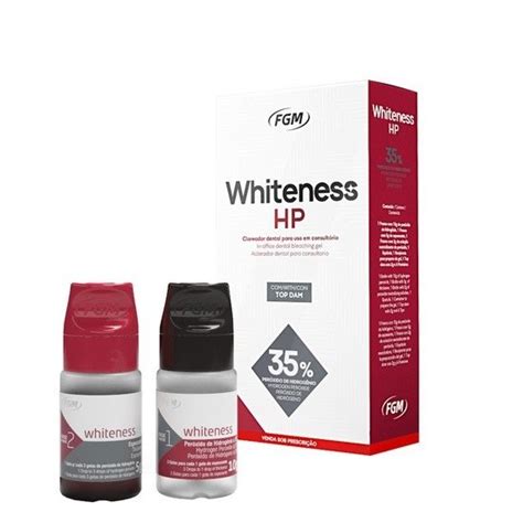 Kit Whiteness Hp Per Xido De Hidrog Nio Top Dam Fgm