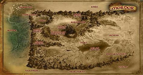 Mordor | Mordor, Box art, Map