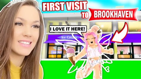 First Time My Sister Went Into Brookhaven Roblox Youtube