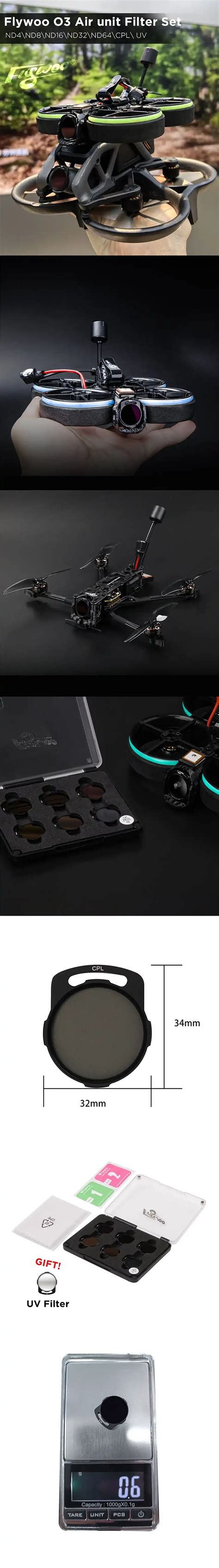 Flywoo Dji O3 Air Unit Camera Nd Filters Choose Your Nd — Racedayquads