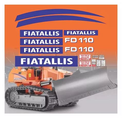 Kit Adesivos Trator De Esteira Fiatallis Fd Fd Mk Parcelamento