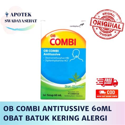 Jual Ob Combi Antitussive Ml Rasa Menthol Obat Batuk Kering Tidak