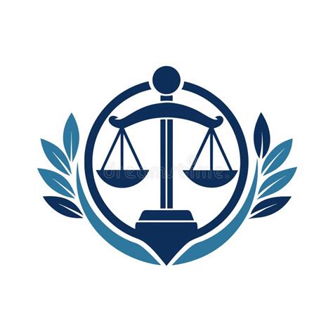 El Logotipo De Escalas De Justicia Sobre Fondo Blanco Desarrolla Un