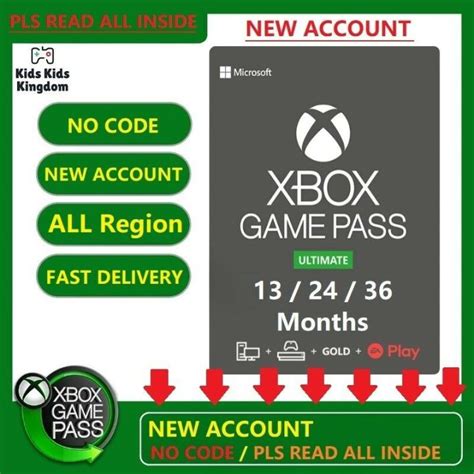 Xbox Game Pass Ultimate Month Months Months Years Xgpu