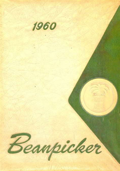 1960 yearbook from Pompano Beach High School from Pompano beach, Florida