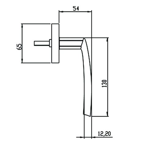 Island EF144 71 Fenstergriff Edelstahl Matt Von Karcher Design Online