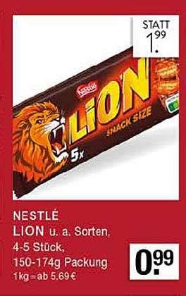 Nestlé Lion Angebot bei Edeka Zurheide