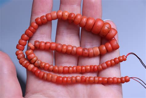 26gr Antique Vintage Ukrainian Coral Beads Natural Undyed Etsy