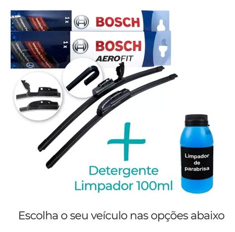 Palhetas Limpador Parabrisa Bosch Aerofit Original Silicone