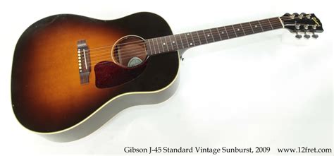 Gibson J-45 Standard Vintage Sunburst, 2009 | www.12fret.com