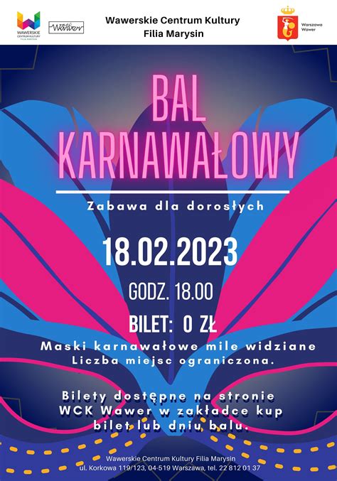 Bal Karnawałowy Warszawa Kupuj Bilety Online Biletynapl