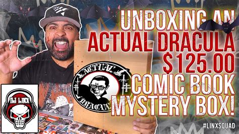 Unboxing An Actual Dracula Comic Book Mystery Box Box Is Bite