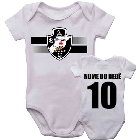 Body Vasco Da Gama Futebol Infantil Nome Personalizado Shopee Brasil