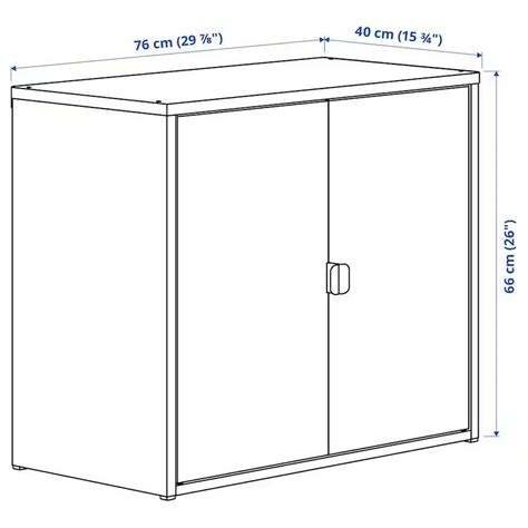 Bror Ikea Schrank In Schwarz Mit Zwei T Ren Wien