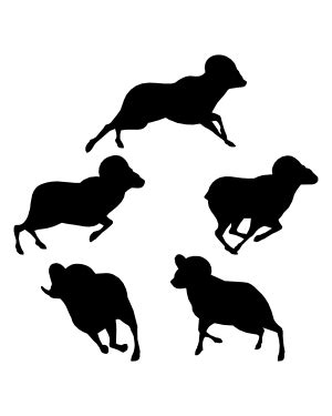 Ram Silhouette Clip Art