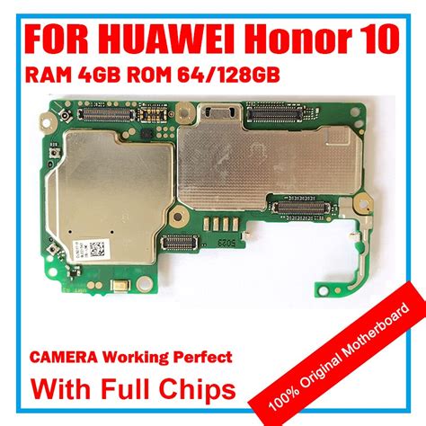 Original 64gb 128gb For Huawei Honor 10 Motherboard Unlocked For Huawei