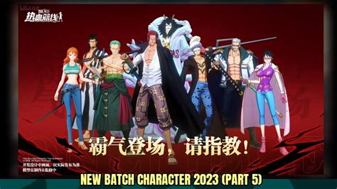 NEW SHANKS GAMEPLAY ALL NEW 2023 BANNER CHARACTERS REVEALED ONE