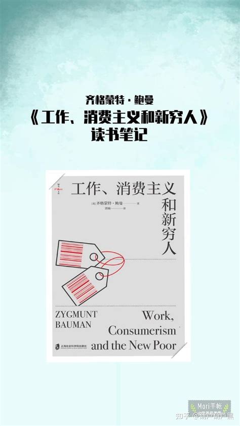 《工作、消费主义和新穷人》⭐读书笔记📝 知乎