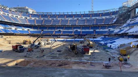 Avance de la construcción del nuevo estadio Santiago Bernabéu