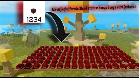 Jak Najlepiej Farmic Blood Fruits W Booga Booga 2019 Reborn YouTube