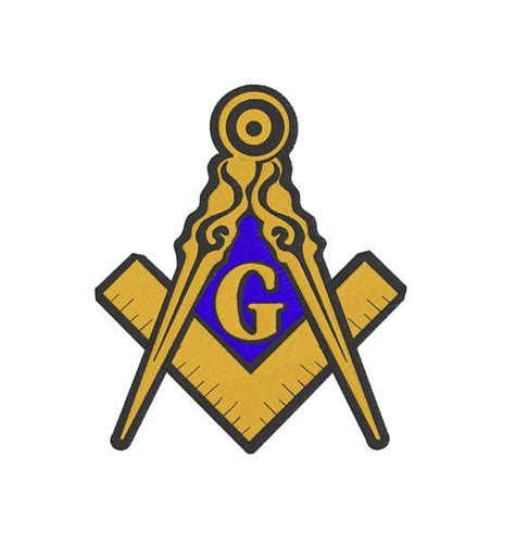 Master Mason Square And Compasses X X X Embroidery Design