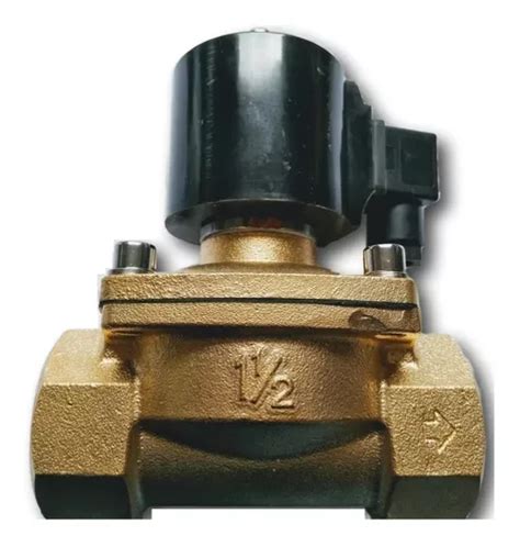 Válvula Solenoide 2 2 Vias Nf Ar Óleo E Água 1 1 2 Bsp 220v Frete grátis