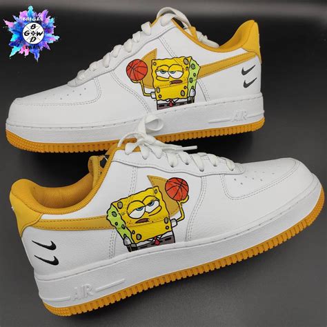 Spongebob Squarepants Air Force 1 Custom Personalized Shoes Nike