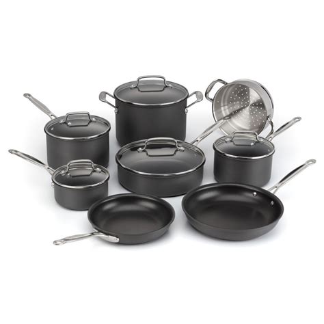 Cuisinart Chef S Classic Nonstick Hard Anodized Cookware Piece Set