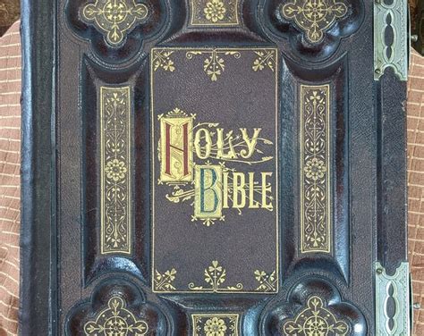 Antique Leather the Holy Bible W Devotional and Practical Commentary ...