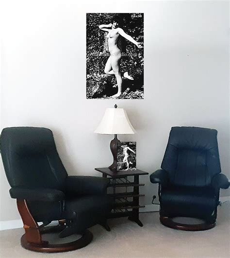 Vintage Nude Female Naked Woman Erotic Fine Art Sensual Naturist