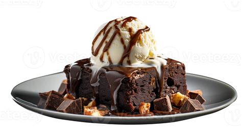 Tasty Brownies Ice Cream Isolated On Transparent Background 25228493 Png