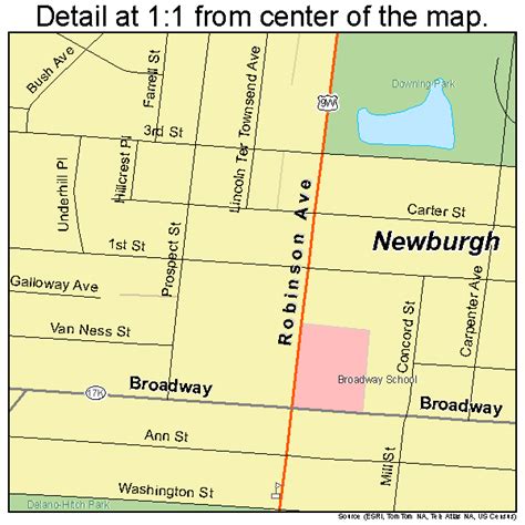 Newburgh Ny Zip Code Map - Map