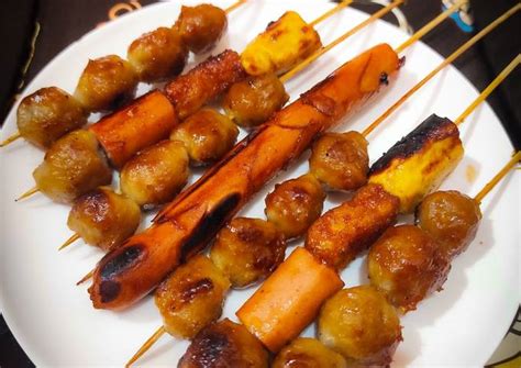 Resep Sate Sosis Bakso Bakar Bbq Ekonomis Oleh Yuanita Siska M